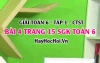 Giải bài 4 trang 15 Toán 6 Tập 1 SGK Chân trời sáng tạo